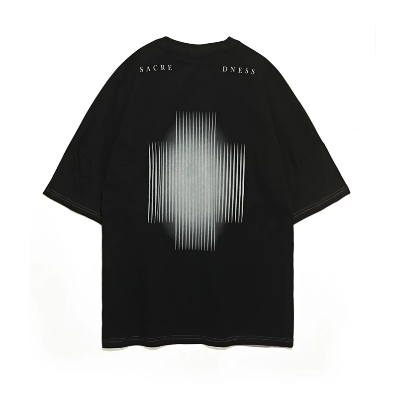CoooColl футболка 19SS хип хоп Уличная Летняя Повседневная YIN и YANG двухсторонняя цветная Шмель тема с короткими рукавами футболка для мужчин