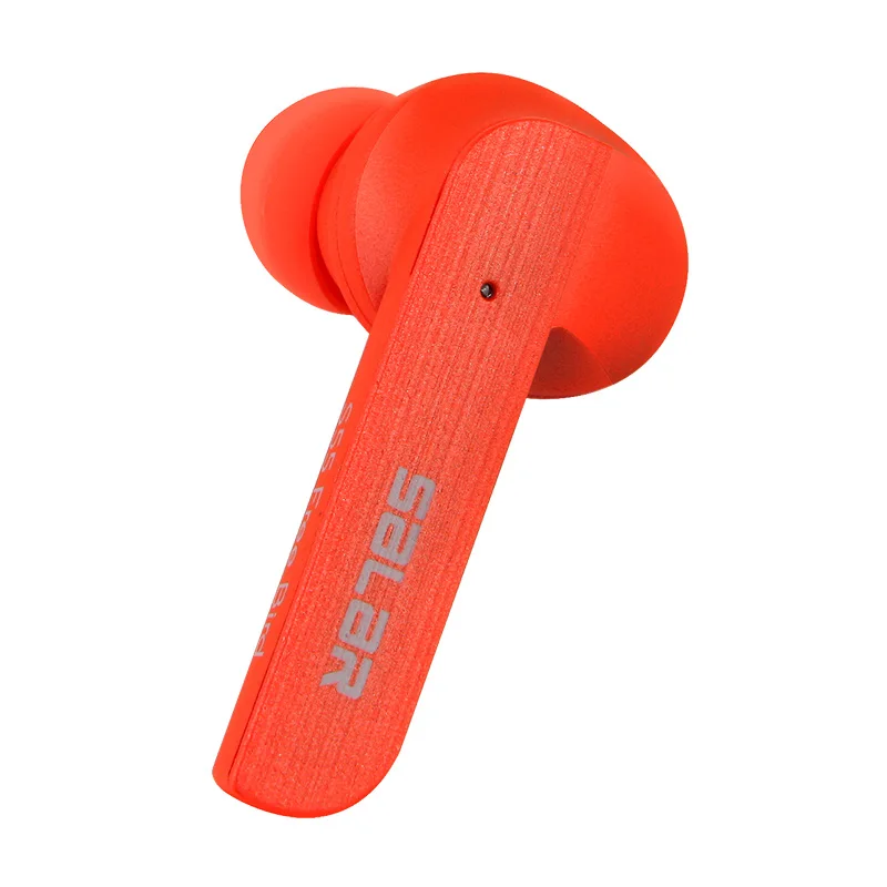 Salar S55 Bluetooth 5,0 наушники беспроводные наушники Blutooth наушники Handsfree спортивные наушники игровая гарнитура для телефона - Цвет: Красный