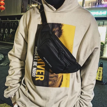 

Unisex Waist Bags For Men 2020 Leather Fanny Packs Small Crossbody Chest Bag Travel Wasit Pack Fashion Casual Leg Purse