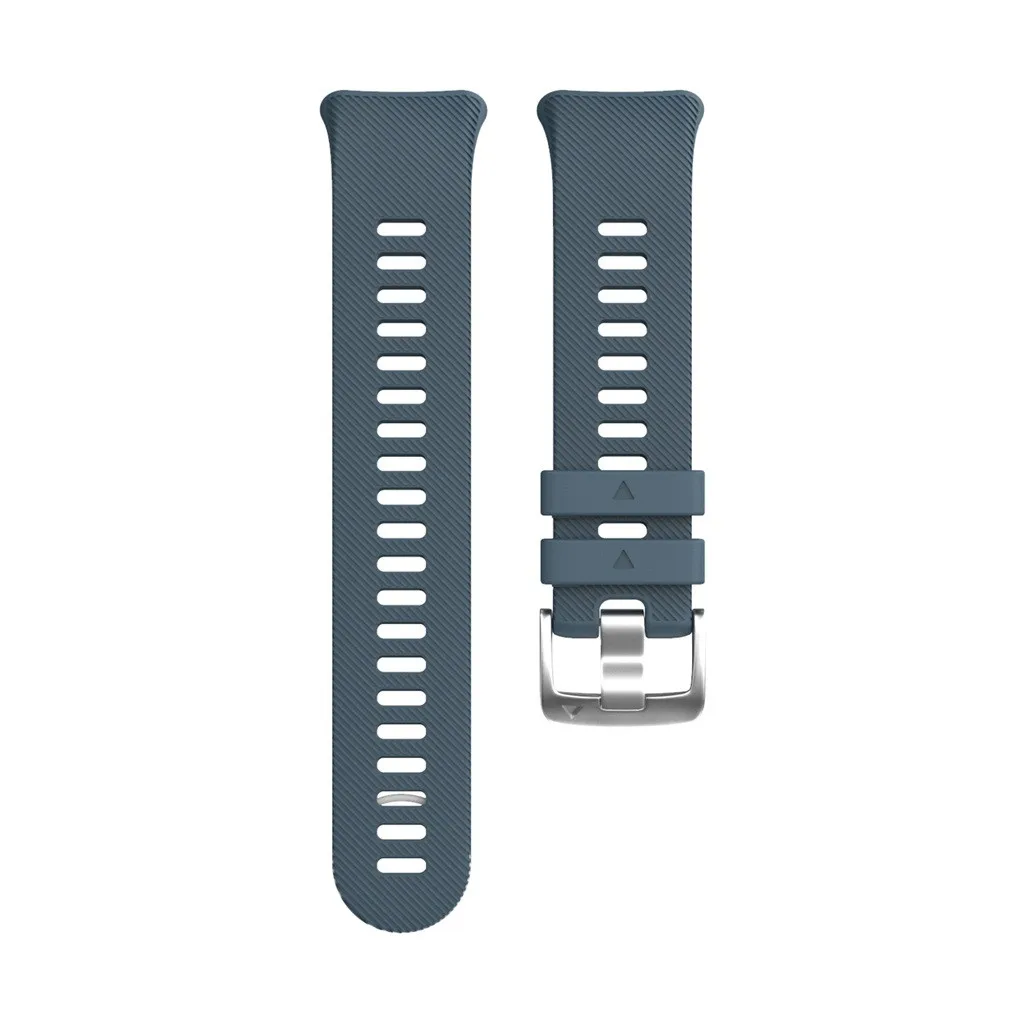 Blue Ремешок для часов MNYCXEN для Garmin Forerunner 45 S, быстросъемный спортивный силиконовый наручный браслет, ремешок для Garmin Forerunner 45 - Color: Blue