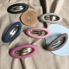 

Elegant Matte Geometric Hair Clip Elegant Women Barrettes Hairpins Ponytail Holder Hairgrips Headwear Fashion Hair Accessories