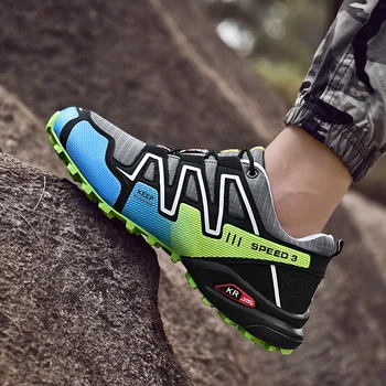 

2019 Men's Sneakers Comfortable Vulcanize Shoes New Fashion Men Outdoor Anti-Skid Climb Casual Sport Shoes Male Quality Trainers