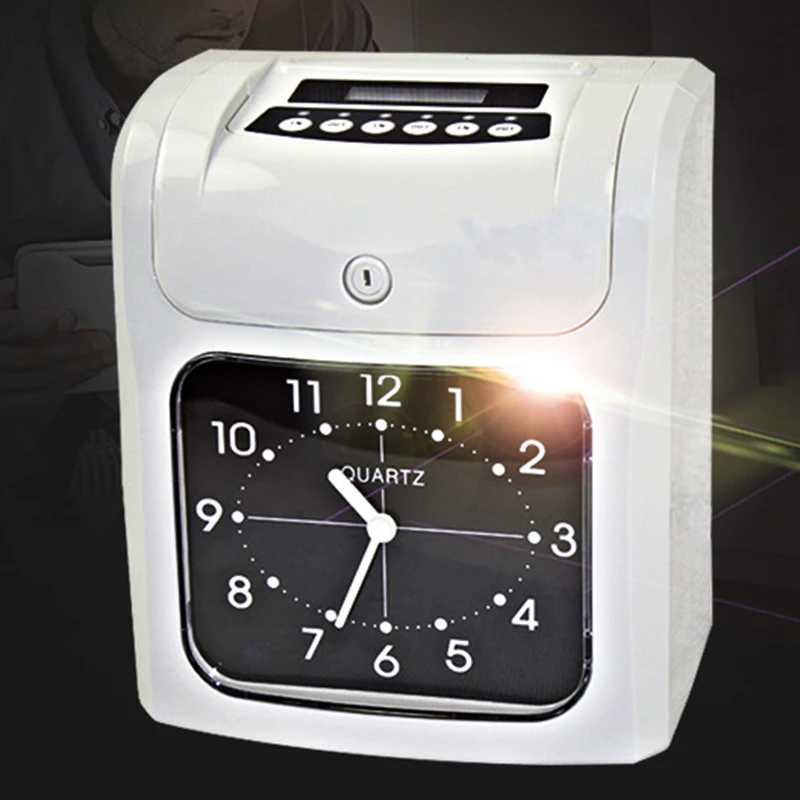 Электронный сотрудника, время, часы Регистраторы посещаемость времени карты машина для домашнего офиса Factory склад время Запись