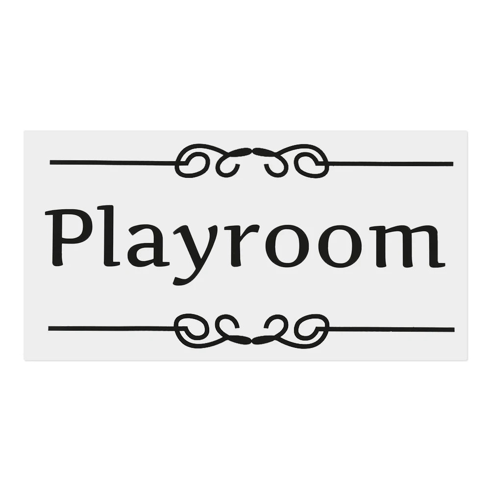 PVC Self-Adhesive Door Sticker - Entrance Sign Wall Art for Home and Office Decor