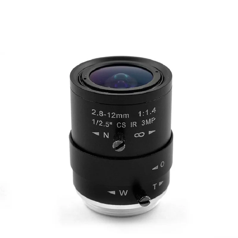 

HD CCTV Camera Lens 2.8-12mm Varifocal Security Camera Lens Manual Zoom & Focus CS Mount