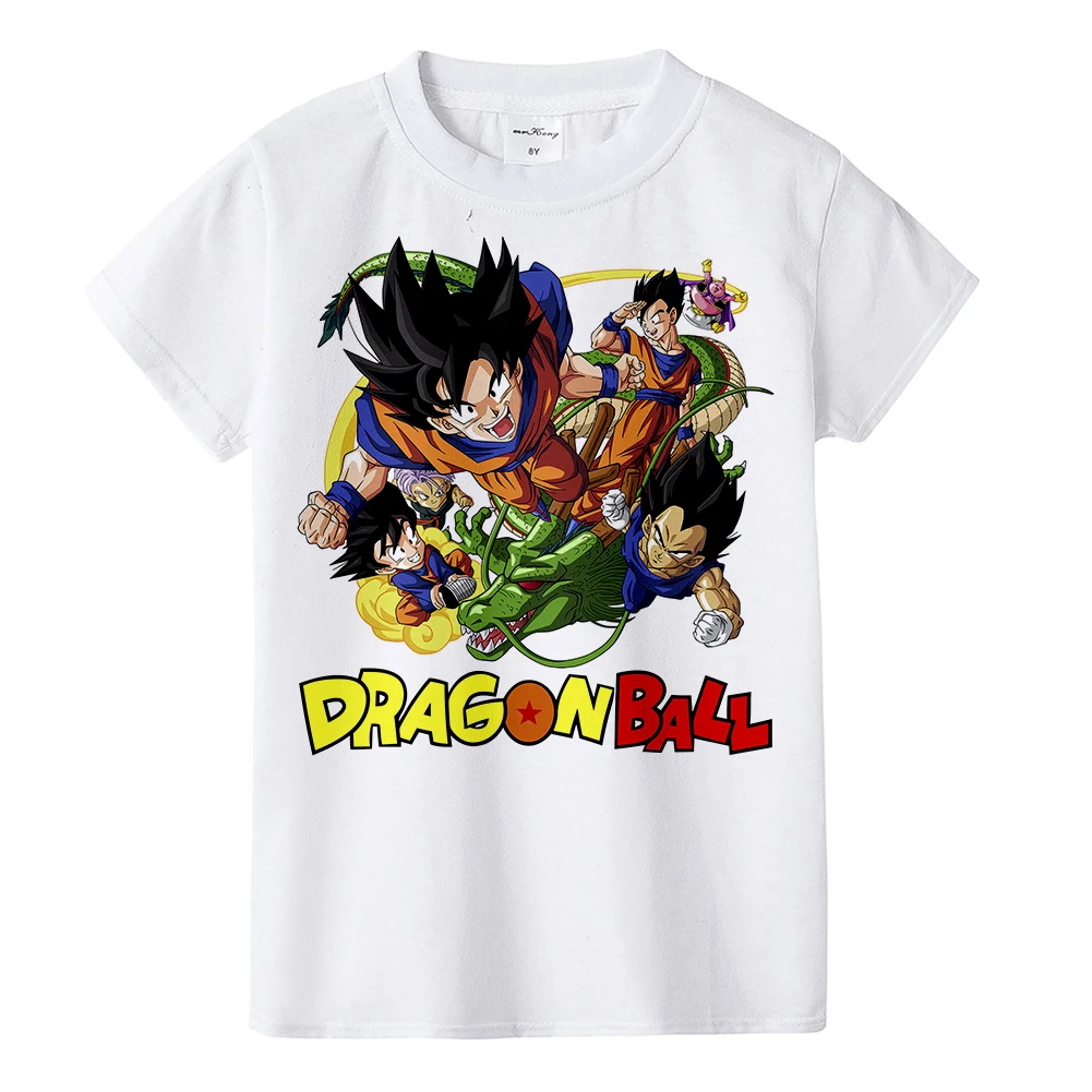 Детская футболка с 3D Гоку футболки DBZ повседневные футболки для мальчиков с рисунком из аниме «Жемчуг дракона», «Супер сайян» футболки Harajuku - Цвет: 9768