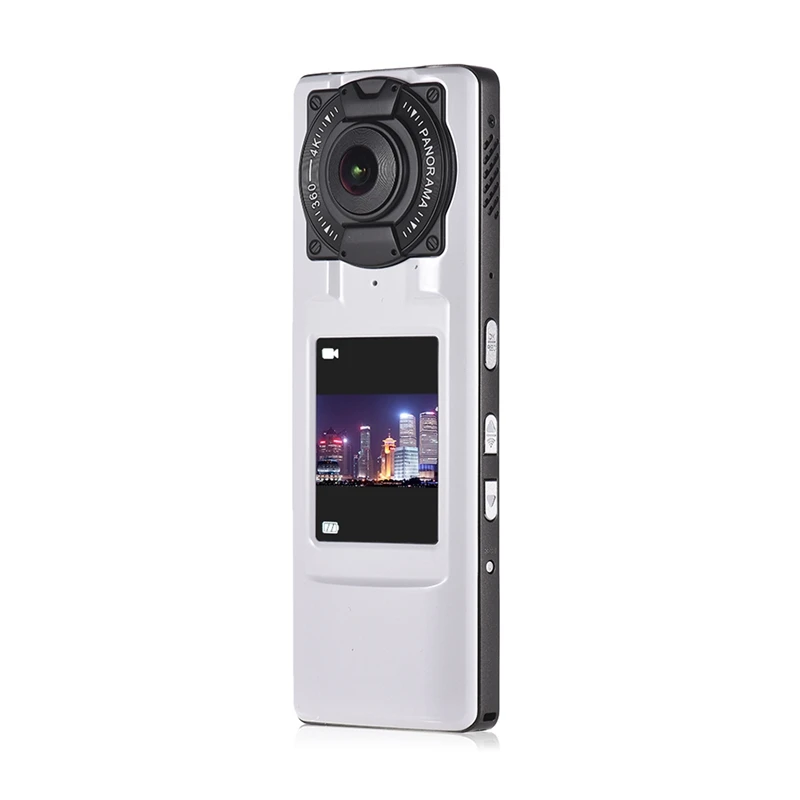 

RISE-360 Degree Hd 4K Quality Dual Camera Ultra Hd Wifi Vr Camera Handheld Panoramic Video Camera With Dual Lens 2.0Inch Lcd Dis