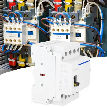

Din Rail AC Contactor BCH8-40M 230V 4P 40A AC Modular Contactor with Manual Control Switch Electrical
