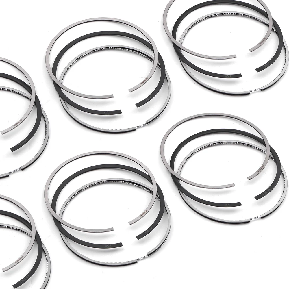 Juego anillos de pistón originales para coche, motor de aspiración natural para Audi A4, A6, A7, A8, 3,2, FSI, BDX, AUK, BKH, 6 uds. - AliExpress Automóviles