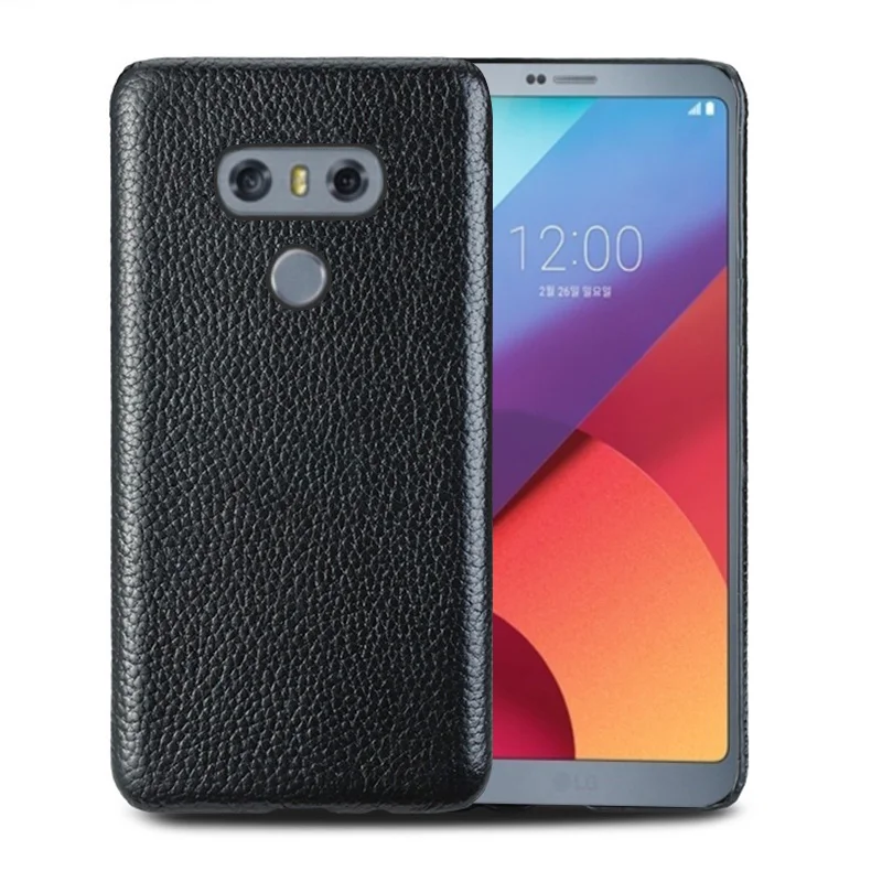 Чехол для телефона для LG G6 G7 G8s G3 G4 G5 ThinQ V20 V30 V40 V50 чехол ThinQ из воловьей кожи с зернистой текстурой задняя крышка