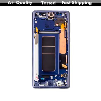 

SUPER AMOLED For Samsung Galaxy Note 9 N960 N960F N960D N960DS 6.4‘’ LCD Display Touch Screen Digitizer Assembly With Frame+Tool