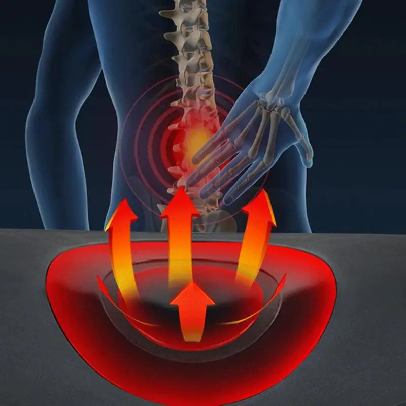 Электрическое поясничное тяговое устройство массажер для спины Вибрационный Массажный Поясничный позвоночник поддержка магнитной терапии для снятия усталости