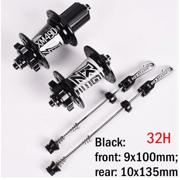 32H 9x100 10x135MM Koozer XM490 ступицы 4 подшипника MTB горный велосипед концентратора сзади 10*135 мм QR100* 15 12*142 мм через 28/32/36 отверстиями дисковый тормоз велосипедные ступицы XD - Цвет: 32H 9x100 10x135MM