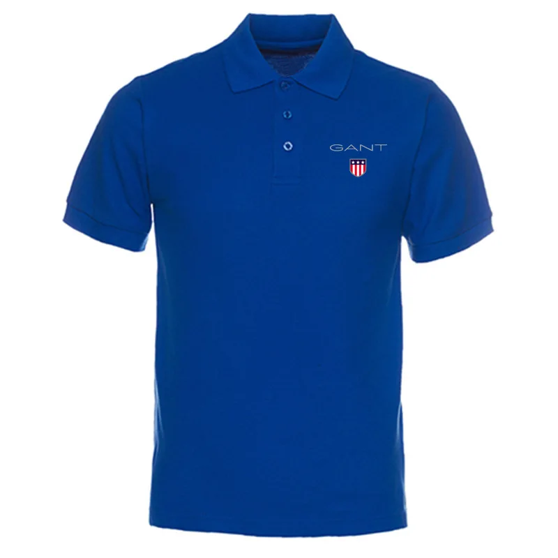 Gant2019 рубашка поло мужская с коротким рукавом летняя мужская футболка мужская