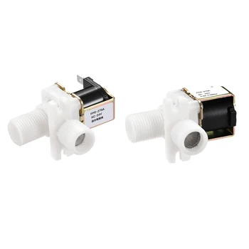 

uxcell Water Electric Solenoid Valve G1/2 Male Thread Plastic NO/NC Pressure Water Inlet Flow Electromagnetic Valve