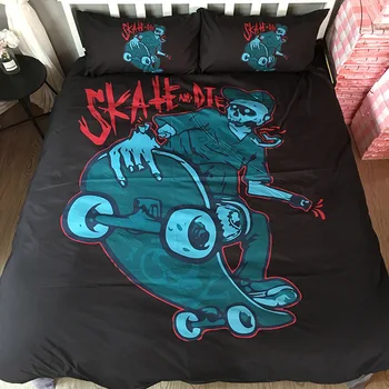 

Bedding Set 3D Digital Boxer Skateboad Design Bed Linens Galaxy Duvet Cover Pillowcase 2/3PCS Twin/Queen/King/Single/Double Size