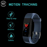 Touch Screen Smart Bracelet Watch Heart Rate Blood Pressure Smart Band Sports Fitness Tracker Wristband Color LCD Screen IP67 2