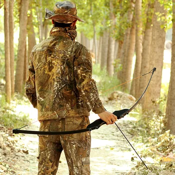 

M3 Wooden Handle Straight Pull Bow Novice Entry Bow and Arrow Splittable Archery Outdoor Bow and Arrow Equipment To Send Finger
