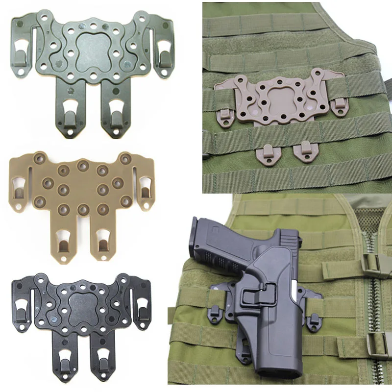 Тактический быстросъемный Молл CQC Strike Gun кобура платформа-адаптер крепление Airsoft
