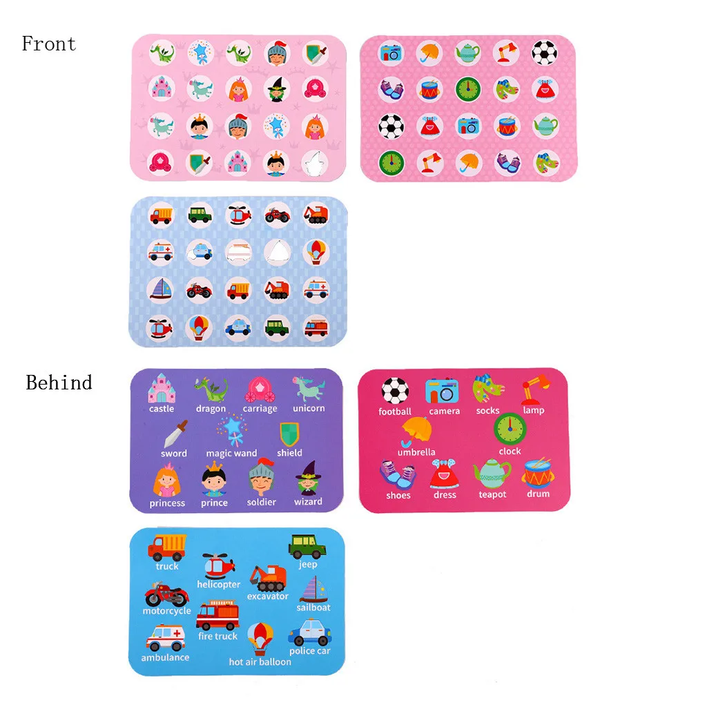 Promo  Montessori Toys Wooden Memory Toy Children Desktop Interactive Memory Game Box Chess Educational To