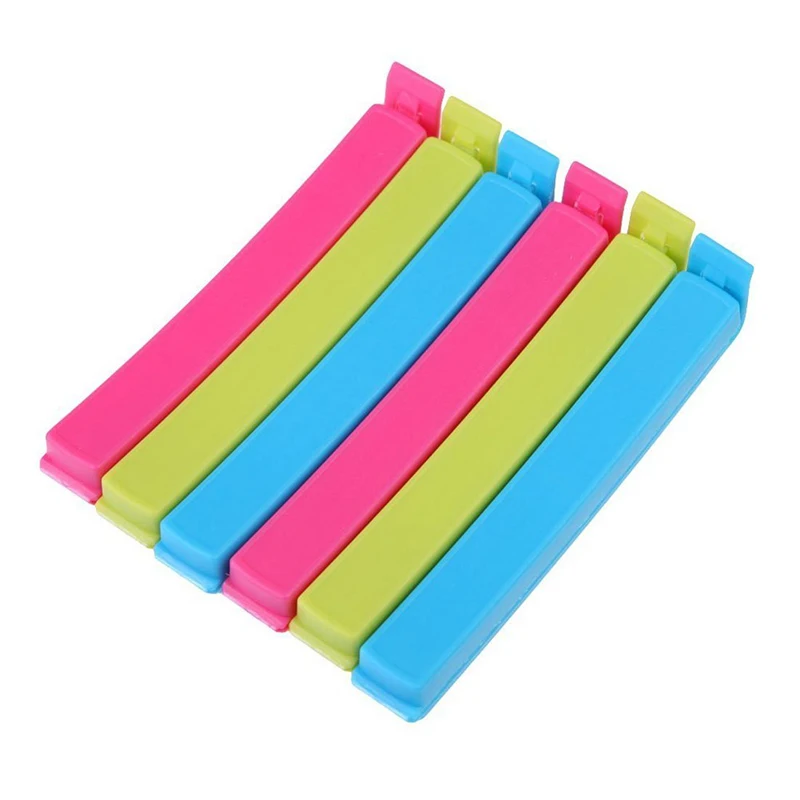 Food Sealing Clamp Practical Convenient Snack Bag Storage Clamps Prevent Moisture Keep Fresh Clips | Дом и сад