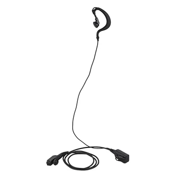 

New G Shape Earpiece Headset With Big Ptt For Hytera Radio Pd580 Pd700 Pd780 Pt580H