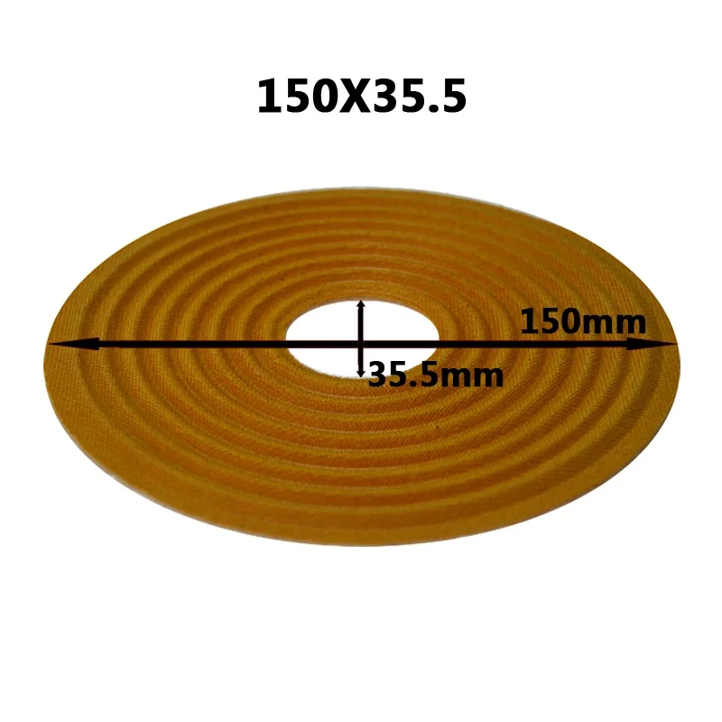 2 шт 35,5 мм/49,5 мм сердечник OD138-150mm эластичная волна громкий динамик сабвуфер низкочастотный динамик с басами спикер Ремонт паук демпфер - Цвет: 150x35.5mm