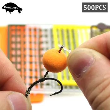 SUPER SALE ❤️ 5Set=500PCS Carp Fishing Bait Stop Hair Rig Stop for Boilie Bait Dumbell Shape Micor Bobber Stopper Beads for Carp Feeder Tackle - discount item 29% OFF Sports & Entertainment