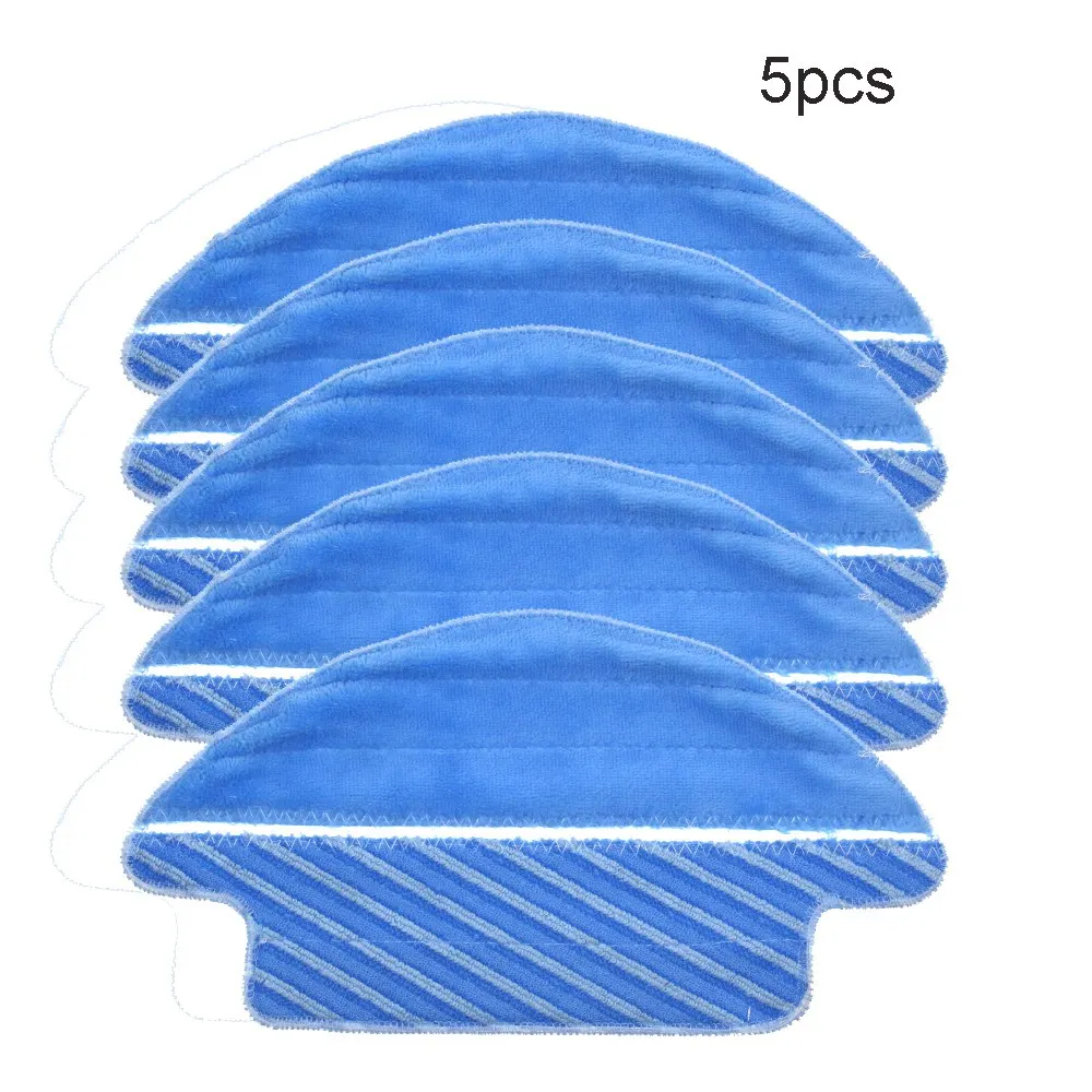 5pcs mop HEPA фильтр, запасная основная щетка для Cecotec Conga 3090, запчасти для пылесосов, боковая щетка, Швабра, подушка, фильтр резервуара для воды - Цвет: 5pcs mop