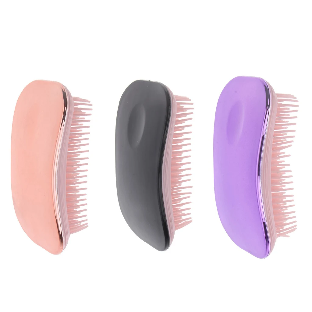 Portable Anti-static Detangler Brushes For Curly Straight Wavy Wet & Dry Thick or Thin Hair Tangle & Frizz Free Comb