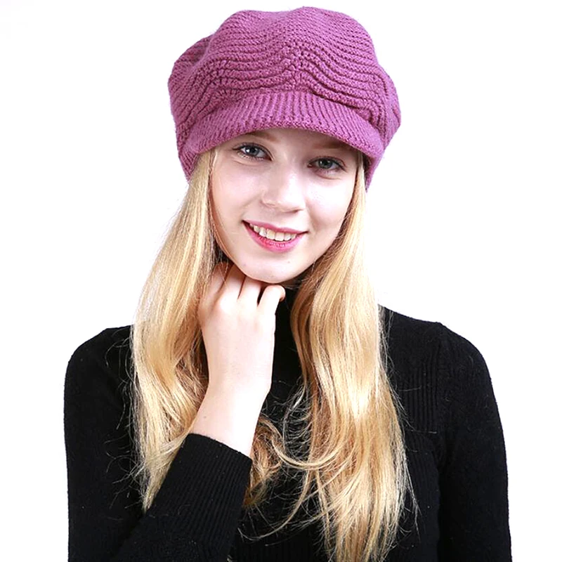 Для женщин зимние вязаные теплые и нежные темпераментные шапки Skullies Beanies шапки ручной работы женская шапка вязаная шапка