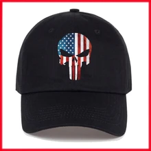 Каратель флаг мужчины женщины регулируемые бейсболки