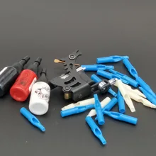 Новинка, 3 шт, набор пигмента чернил для татуировки смешанных цветов 0,5 унций+ машинка для татуировки+ 20 шт наконечники для татуировки насадки для тату комплект поставки