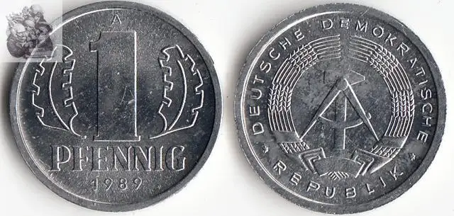 East Germany Pfennig Coins Old Edition Eu European Original Coin | Дом и сад