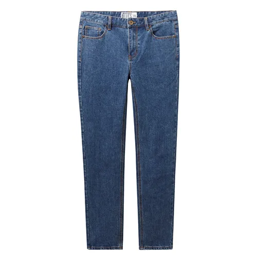 Giordano мужские джинсы полной длины Slim Fit джинсовые брюки пять карманов стиль средняя посадка ковбойский стиль джинсы Homme 01119072 - Цвет: 77Medium