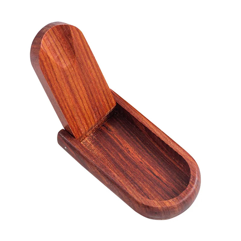 4pcs Handmade Solid Sandal Wood Portable Foldable Pipes Rack Holders Tobacco Smoking Pipe Stand/Holder Tool Accessories