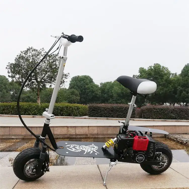 Petrol Powered Scooter Mini Walking Scooter Adult Small Wheel Two Stroke Gas