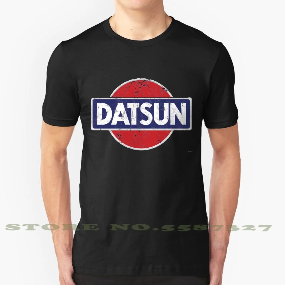 Летняя забавная футболка Datsun (состаренная) для мужчин и женщин импортный