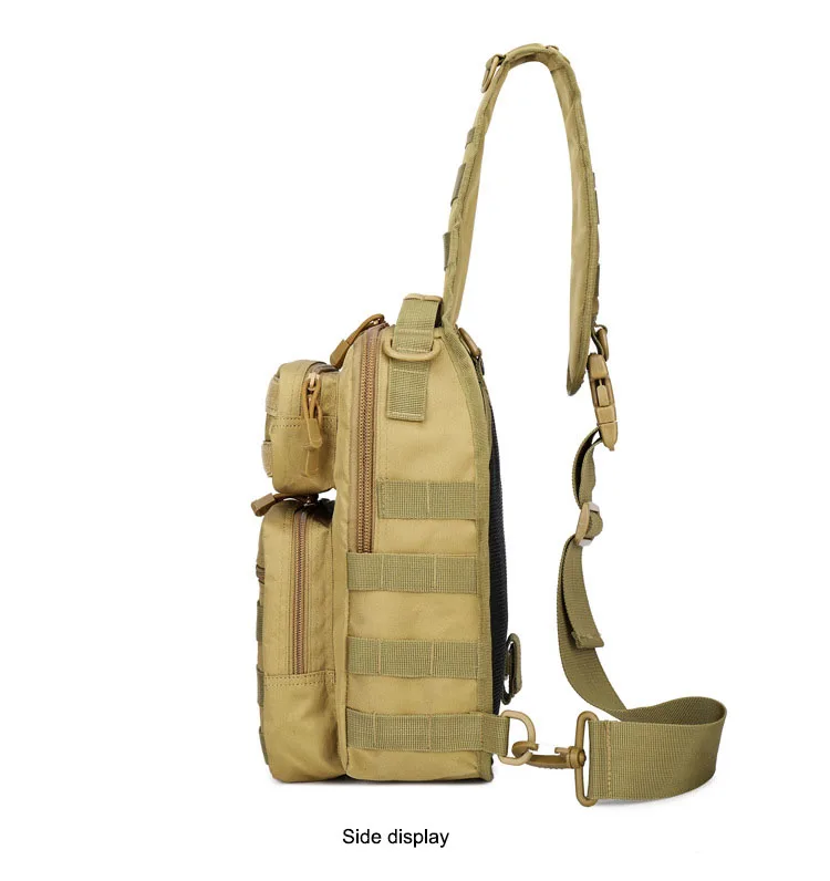 Военный слинг рюкзак тактическая сумка через плечо 600D ткань нейлон Жесткий Камуфляж Водонепроницаемый Открытый Рыболовная Сумка