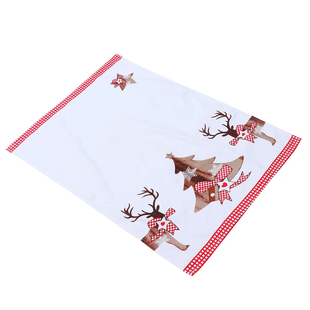 1 шт. рождественское Хлопковое полотенце дышащее кухонное чайное (разные цвета) |