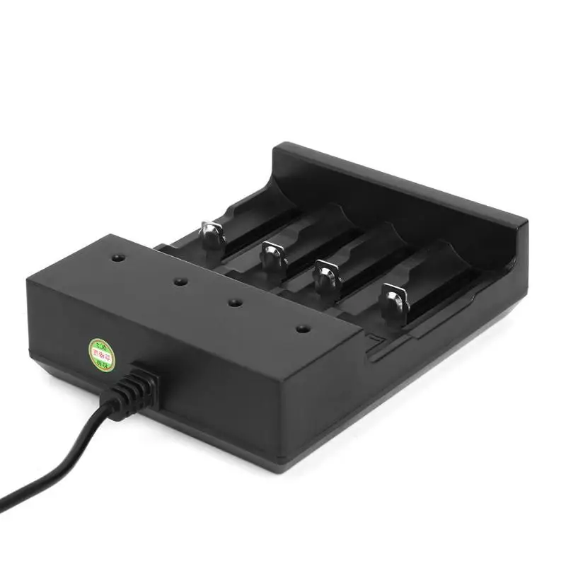 18650 литиевая батарея зарядное устройство 4,2 V 0.3A 4 USB слота независимое зарядное устройство