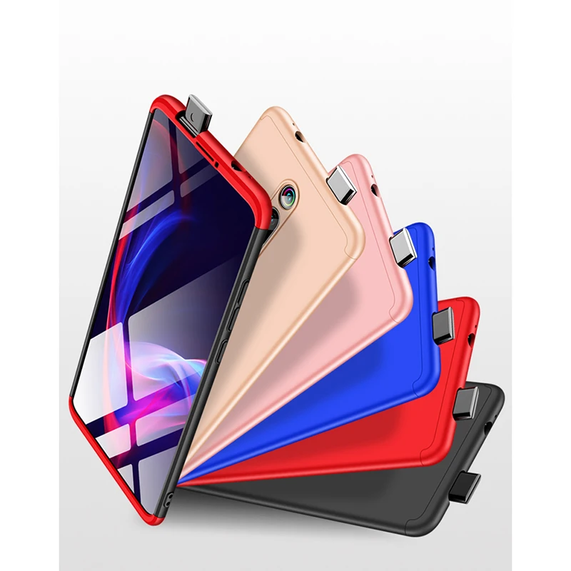 

Official website full protective case for MI 9T Pro Redmi K20 Pro mobile phone case 3 IN 1 matte plastic hard case for millet MI