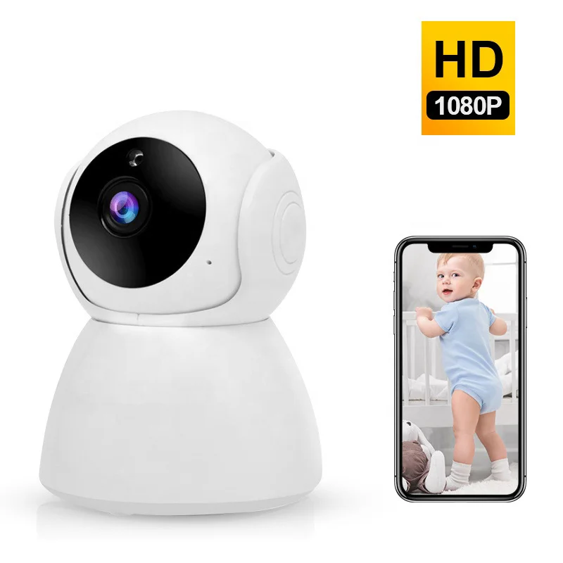 Telecamera Ip 1080P Originale Telecamera Di Sicurezza Wifi Telecamera Cctv Wireless Sorveglianza Ir Visione Notturna Baby Monitor Telecamera Per Anima