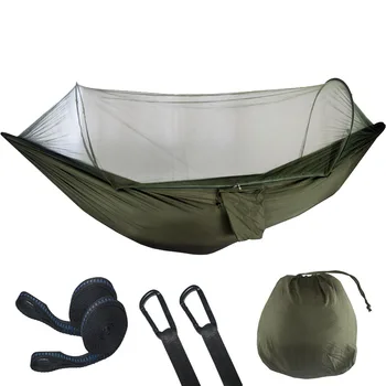 

Automatically Quickly Open Camping Lightweight Portable Hammock Tent Waterproof Mosquito Net Hammocks Swing Sleeping Ultralight