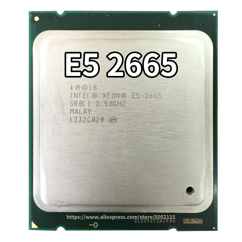Процессор Intel Xeon E5-2665 E5 2665 e5 2665(2,40 ГГц, 8,00 GT/s Intel QPI) SROL1 C2 LGA2011 cpu