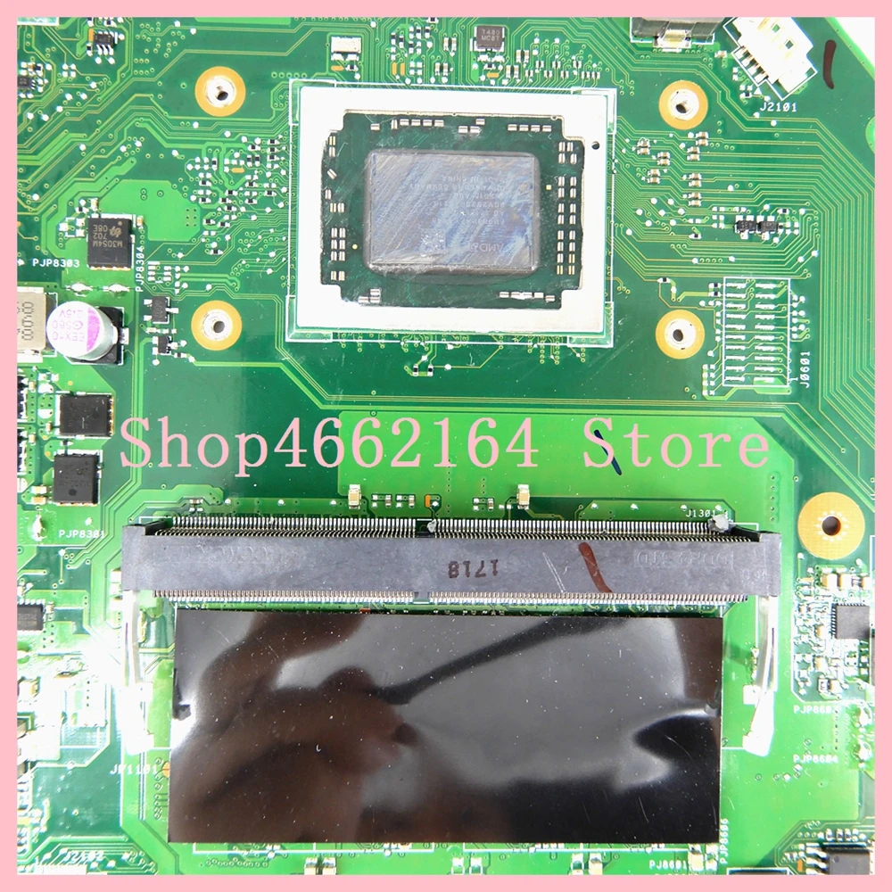 Best  X550IU RX460/4G Graphics card + DDR4-FX-9830P CPU 8GB RAM Laptop mainboard For ASUS X550I X550IK X5
