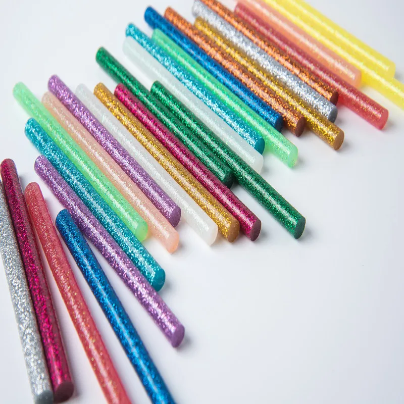  Glitter Glue Sticks for Hot Glue Gun - Pack of 12 Sticks  Assorted Colors : Arts, Crafts & Sewing