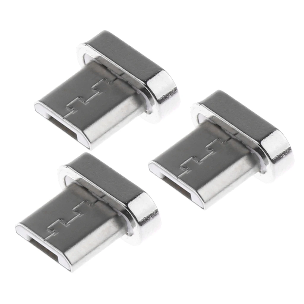 3 шт./компл. Micro USB конвертировать Штепсель для телефонов Android Магнитный разъем