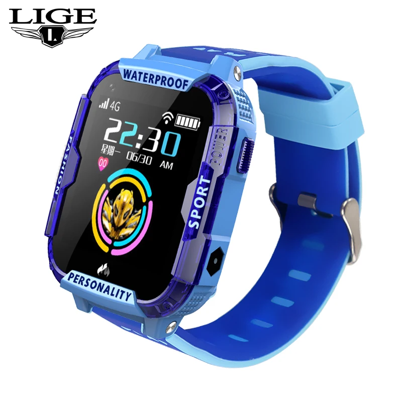 LIGE 4G smart watch for child GPS positioning Tracker connection wifi video call SOS one button help baby smart watch boy girl LIGE 4G smart watch for child GPS positioning Tracker connection wifi video call SOS one button help baby smart watch boy girl