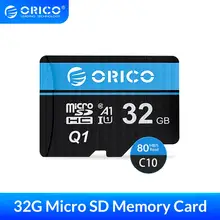 Aliexpress - ORICO Mini Micro SD Card Memory Card  32GB MicroSD Max 80M/s SD/TF Flash Card cartao de memoria Карта памяти with Card Adapter